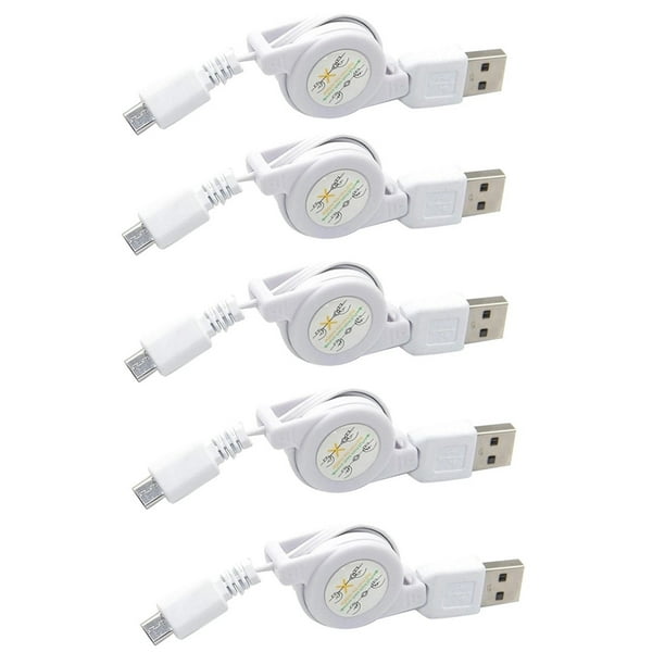 Realm 5ft USB-A to USB-C Cable with Micro USB Adapter White, Realm 5ft USB-A to USB-C Cable with Micro USB Adapter White,